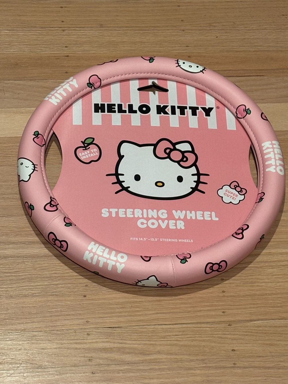 NWT Hello Kitty Pink Steering Wheel Cover